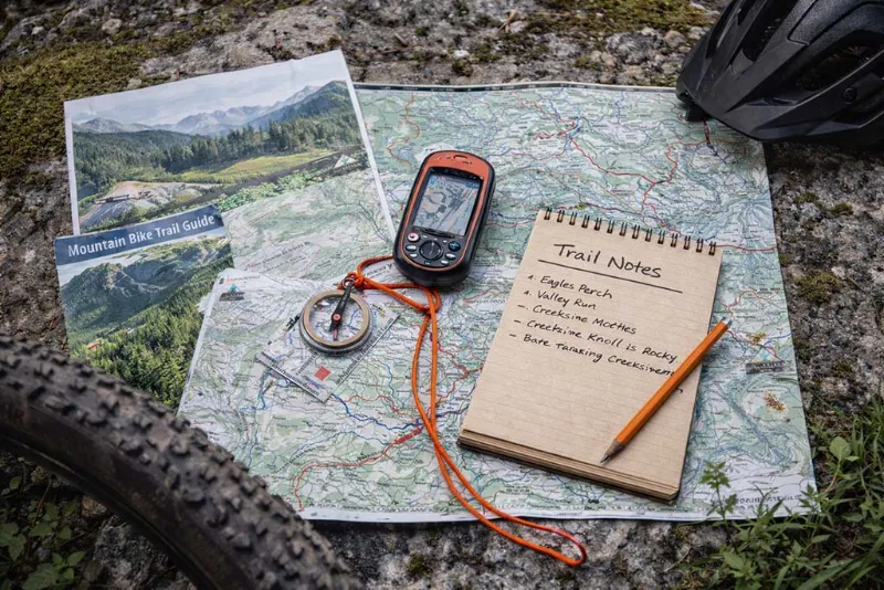 Trail map, GPS and compass – the local knowledge mountain bike guides bring to every ride